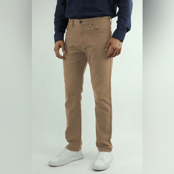 NEW Jachs Men's Taupe 5 Pocket Pants - Picture 1 of 8